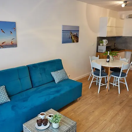 דירה Apartamentyprzymorzu Baltycki Z Miejscem Postojowym I Ogrodkiem קולובז'ג