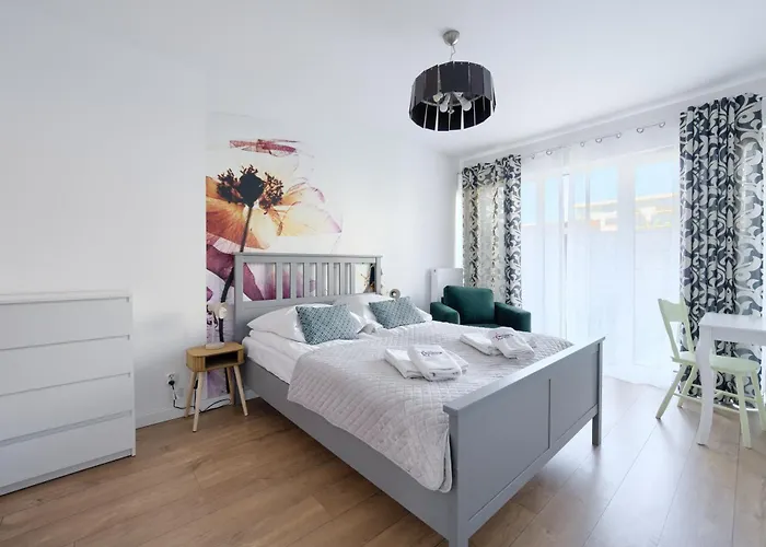 Apartamentyprzymorzu Baltycki Z Miejscem Postojowym I Ogrodkiem